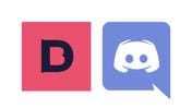 Dicebreaker and Discord logogs