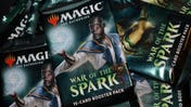 Magic: The Gathering trading card game booster packs