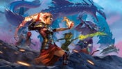 Artwork for Magic: The Gathering featured in Wizards Presents 2022 event.